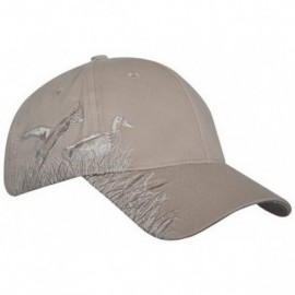 Baseball Caps Men's Hunting Fishing Hat Camo Series Adjustable Mesh Ball Cap 3D Embroidered - Khaki Mallard - CN18OQMISQ5 $25.77