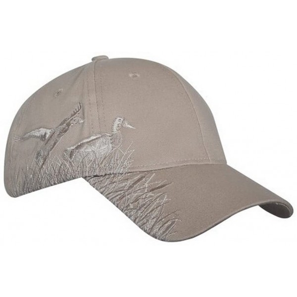 Baseball Caps Men's Hunting Fishing Hat Camo Series Adjustable Mesh Ball Cap 3D Embroidered - Khaki Mallard - CN18OQMISQ5 $13.06