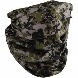 Balaclavas Seamless Face Mask Bandanas for Dust- Outdoors- Festivals- Sports - Olive Black Pixel - CH1999Y5SCD $10.90