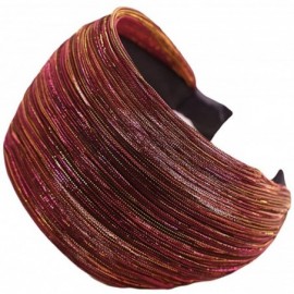 Cold Weather Headbands Womens Fashion Mesh Wide Headband Hair Band - Coffee - C512E80J1MH $11.09