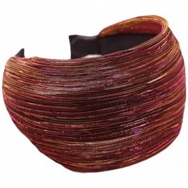 Cold Weather Headbands Womens Fashion Mesh Wide Headband Hair Band - Coffee - C512E80J1MH $11.09