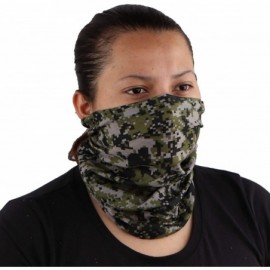 Balaclavas Seamless Face Mask Bandanas for Dust- Outdoors- Festivals- Sports - Olive Black Pixel - CH1999Y5SCD $10.90