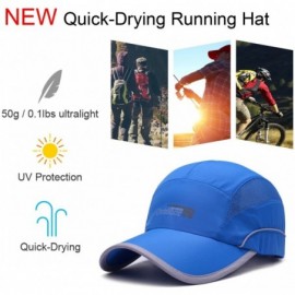 Baseball Caps Running Cap Water Repellent Sport Hat for Men (7-7 1/2) - Original Version Blue - CP18EM09NIG $12.51