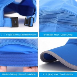 Baseball Caps Running Cap Water Repellent Sport Hat for Men (7-7 1/2) - Original Version Blue - CP18EM09NIG $12.51