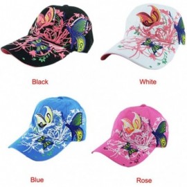 Baseball Caps Caps- 2016 Fashion Women's Embroidered Duck Tongue Hat Baseball Cap - White - CA12DZ2XI4V $8.30