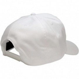 Baseball Caps Pilot Oak Leaf Oval Embroidered Patch Snapback Baseball Cap - White - C81804N702G $12.85