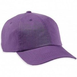 Baseball Caps Unstructured Baseball Cap-0670 - Purple - CF129XL90O5 $40.79