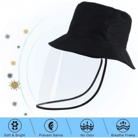 Bucket Hats Womens UPF50+ Linen/Cotton Summer Sunhat Bucket Packable Hats w/Chin Cord - Khaki - CI1987XZ8XT $12.33