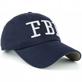 Baseball Caps FBI Hat Women Official Baseball Cap - FBI Hats for Men Agent Hat - Navy - C3189ID8502 $8.28