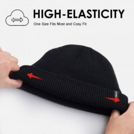 Skullies & Beanies Cuffed Beanie Hat Warm Headwear Daily Knit Hat Sports Skull Cap - Red - CF18A6XG3TK $7.43