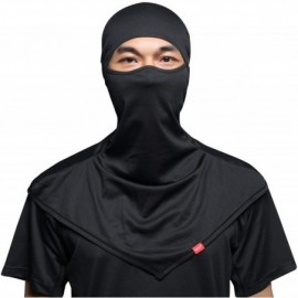 Balaclavas Balaclava Face Mask for Sun Protection Breathable Long Neck Covers for Men - Black+black - CV18QTG3X6Y $17.59