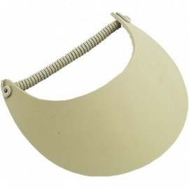 Visors Foam Solid Color Sun Visors - Khaki - C811U5JZ9M7 $7.68