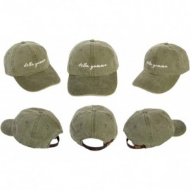 Baseball Caps Delta Gamma (N) Sorority Baseball Hat Cap Cursive Name Font dg - Cactus - CA18SDWU4UX $26.49