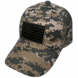 Baseball Caps Men's Army USA Flag Patch Cap - Subdued Olive - CK11QCXN5JT $11.65