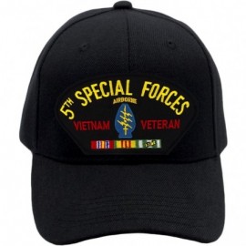 Baseball Caps 5th Special Forces - Vietnam War Veteran Hat/Ballcap Adjustable One Size Fits Most - Black - C718OWWE8U3 $28.93