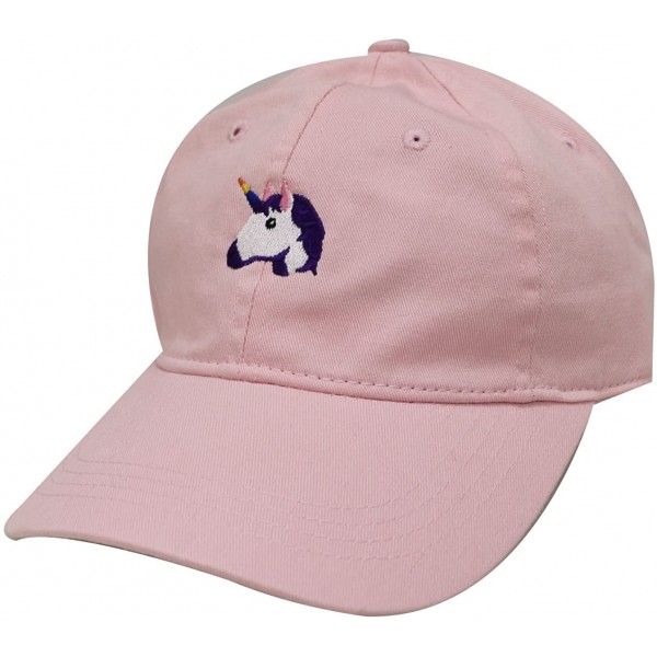 Baseball Caps Unicorn Cotton Baseball Dad Caps - Pink - C212ODX77MC $11.21