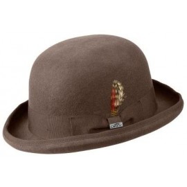 Fedoras Humphrey Wool Bowler Hat - Brown - CV11KXSPDBH $109.74