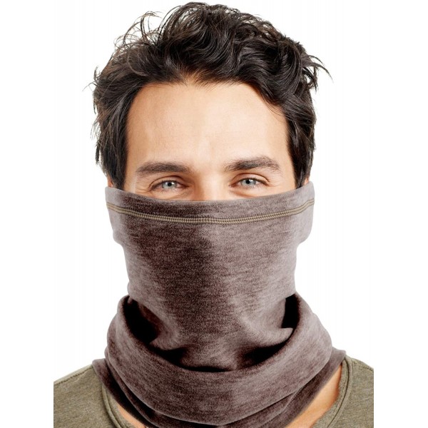 Balaclavas Balaclava Face Masks Motorcycle Neck Warmer Gaiter Hoods Cold Winter - Brown - CQ1928YD87X $15.55