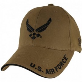 Baseball Caps U.S. Air Force Hap Arnold Wings Baseball Hat- Coyote Brown - CR12NTM74K7 $20.94