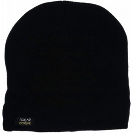 Skullies & Beanies Men's Insulated Pull Beanie Cap - Black - CD18IIE34D6 $10.12