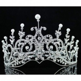 Headbands Janfashions Pageant Rhinestone Crystal Wedding - CX11S4KVA4T $31.57