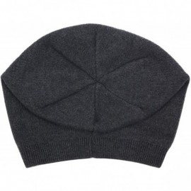 Skullies & Beanies Beanie for Women Solid Color Hat Skull Skully Cap Toboggan Fashion Fall Winter Wool Wool Cap - D-1 - CD18Y...