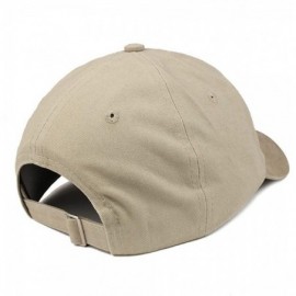 Baseball Caps Unisex Cup of Noodles Low Profile Embroidered Baseball Dad Hat - Vc300_khaki - CX18QXZENHX $14.19