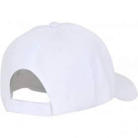 Baseball Caps Marijuana Leaf Hat Cap - White - CL12O5F57VB $9.94