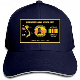 Baseball Caps Vietnam Veteran Baseball Adjustable Sandwich - Navy - CI18U0YDQE4 $20.76