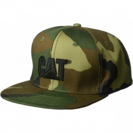 Baseball Caps Men's Sheridan Flat Bill Cap - Woodland Camo - CB1803I4E6W $24.93