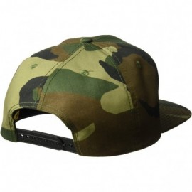 Baseball Caps Men's Sheridan Flat Bill Cap - Woodland Camo - CB1803I4E6W $24.93