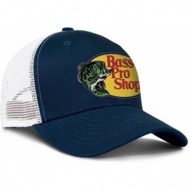 Baseball Caps Bass-Pro-Shops-Logo- Snapback Cap Trucker All Cotton Relaxed - B3 - CH18QXYGKX7 $17.66