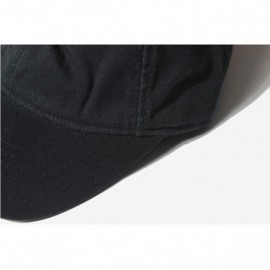 Baseball Caps Custom Denim Hat Embroidered Men Women Personalized Text Name Baseball Cap - Black - CQ18H23GXY8 $17.64