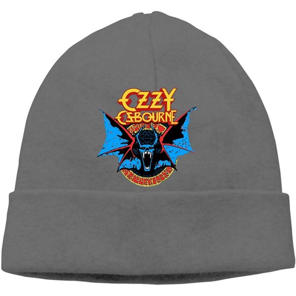 Skullies & Beanies Fun Ozzy Osbourne Black Adult Adult Hedging Cap (Thin) - Deep Heather - CQ192SG0YO3 $16.17