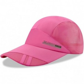 Sun Hats Ultra Cool Summer Breathing Mesh Weight-Light Baseball Cap - 26 Pink - CG185QEURTR $15.43