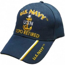 Skullies & Beanies U.S. Navy SCPO Retired USN Ball Cap Hat Embroidered 3D (Licensed) 551B - C518I8S9ILX $19.60