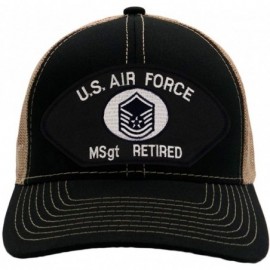 Baseball Caps US Air Force - Master Sergeant Retired Hat/Ballcap Adjustable One Size Fits Most - CP18HZAU0H4 $19.32