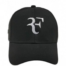 Baseball Caps Letter Embroidery 3D F Dad Hat Tennis Star Roger Federer Baseball Cap Black Adult Size - Pink - C718WTRLRAL $18.35