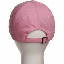 Baseball Caps Embroidery Classic Cotton Baseball Dad Hat Cap Various Design - Headphone Pink - CJ12N8OQXHG $10.67