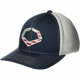 Baseball Caps USA Flex-Fit Trucker Cap - Navy - CO12DFUP5AR $30.88