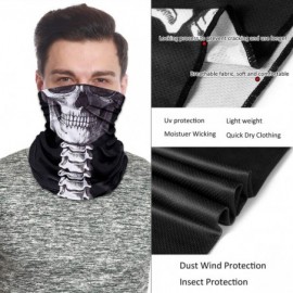 Balaclavas Multifunctional Neck Gaiter- Balaclava- Bandana Face Mask for Men Women - 3 Pack - CA1998X6IZE $10.90