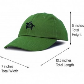 Baseball Caps Turtle Hat Nature Womens Baseball Cap - Olive - C618M9U0E3G $15.08