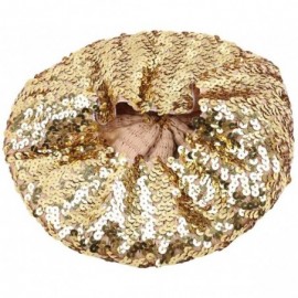 Berets Performance Dancing Vintage Headwear - Gold - CV18OZAL69X $10.79