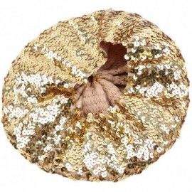 Berets Performance Dancing Vintage Headwear - Gold - CV18OZAL69X $10.79