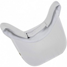 Visors Mens Summer Quick-Dry Run Long Brim Empty Top Baseball Tennis Sun Hat Cap Visor - A100 White - C718U446A30 $12.14