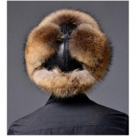 Skullies & Beanies Men's Aviator Bomber Hat Faux Fur Leather Top Style Cap - Camel - C6189HMGCG3 $17.73