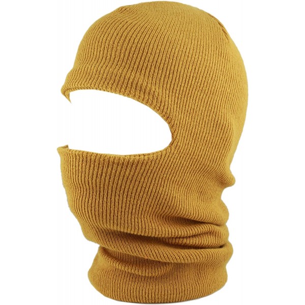 Skullies & Beanies Made in USA Unisex Thick and Long Face Ski Mask Winter Beanie - Timber - CX18XQ7Z4K3 $12.43