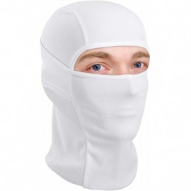 Balaclavas Balaclava Face Mask UV Protection Windproof Sun Hood for Men Women - White - CO1924DWHAW $10.84