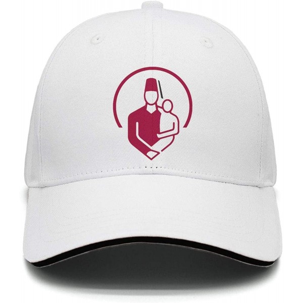 Baseball Caps Professional Mens Baseball caps Shriners Hospital for Children Logo Flat hat for Men Fit dad hat for Women - CP...