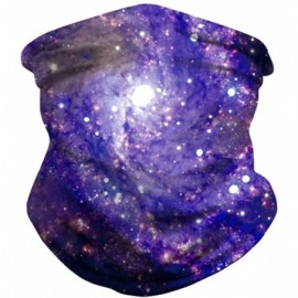 Balaclavas Headband for Women Men Bandana Head Wrap Scarf Neck Warmer Headwear Balaclava for Sports - Purple Galaxy - CL197NH...
